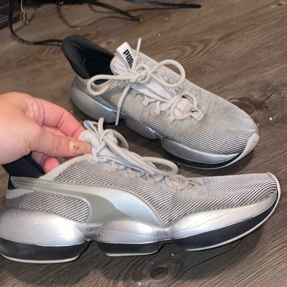 PUMA Silver Metallic sneakers